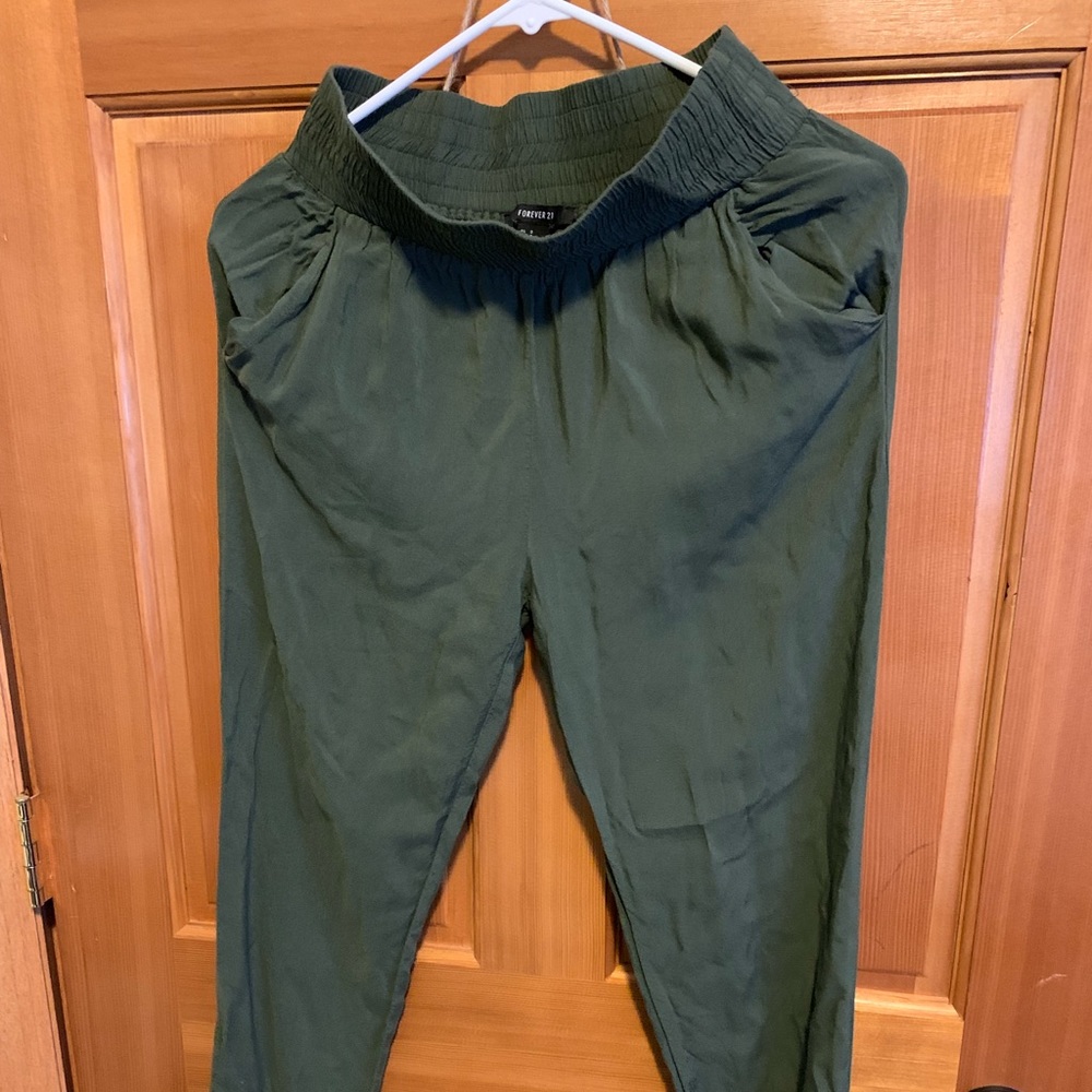 Army green pants